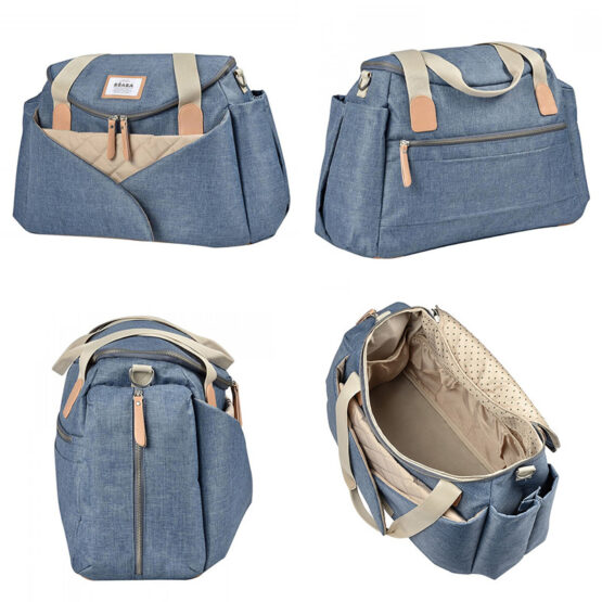 Geanta de infasat Beaba Sydney II Heather Blue B940252