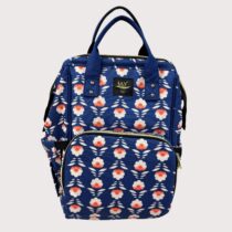 Ghiozdan albastru flori M&Y Collection