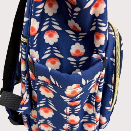 Ghiozdan albastru flori M&Y Collection