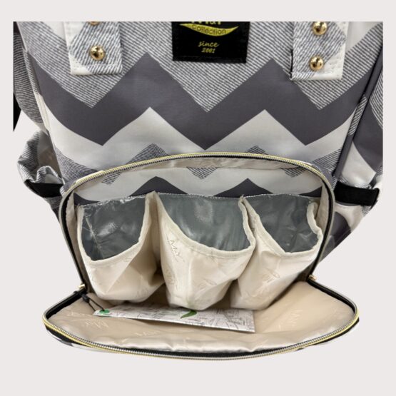 Ghiozdan gri dungi Z M&Y Collection