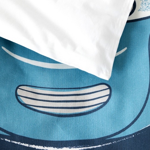 Lenjerie de pătuț PernaMea Premium Cars (3 piese), 120x60 cm