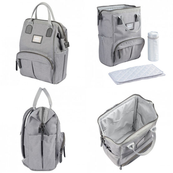 Rucsac de infasat Beaba Wellington Heather Grey B940262
