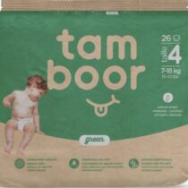 Scutece ECO Tamboor Green Junior marimea 4 (7-18 kg), 26 buc.