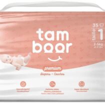 Scutece Tamboor Premium Newborn marimea 1 (2-5 kg), 35 buc.