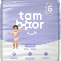 Scutece Tamboor Premium XL marimea 6 (15+ kg), 18 buc.