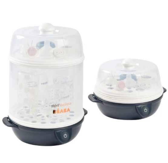Sterilizator electric 2 in 1 Beaba Steril Express Night Blue