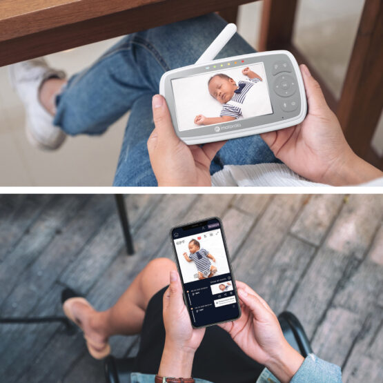 Video Monitor Digital + Wi-Fi Motorola VM44 Connect