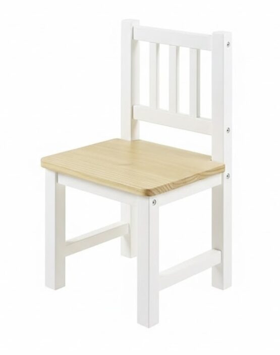 Стульчик деревянный Eucalyptus Karol (DS2-S03) Белый + Натуральный