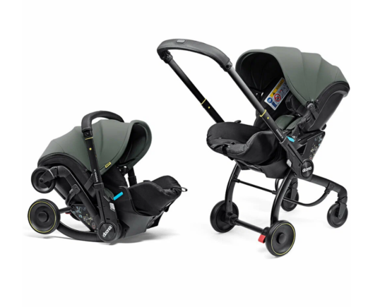 Scaun auto-cărucior 2in1 Doona X (0–13 kg), Slate Green (Forest Grey)
