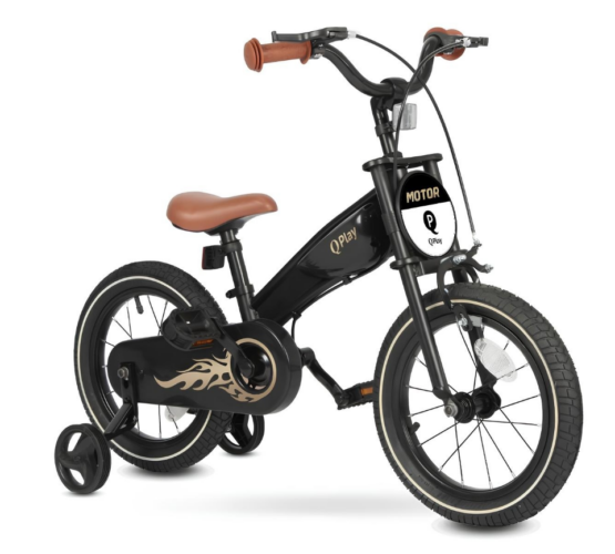 Bicicletă copii Qplay Motor 3in1 16 Black