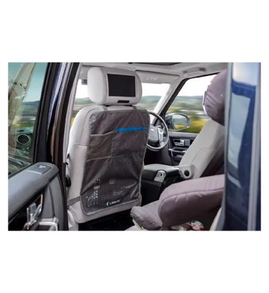 Protectie spatar scaun auto cu buzunar LittleLife  L16110