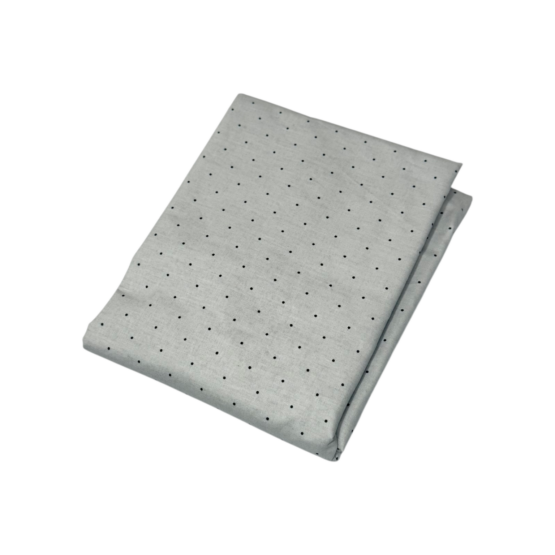 Cearsaf cu elastic 90*50 cm Grey with Dots ES